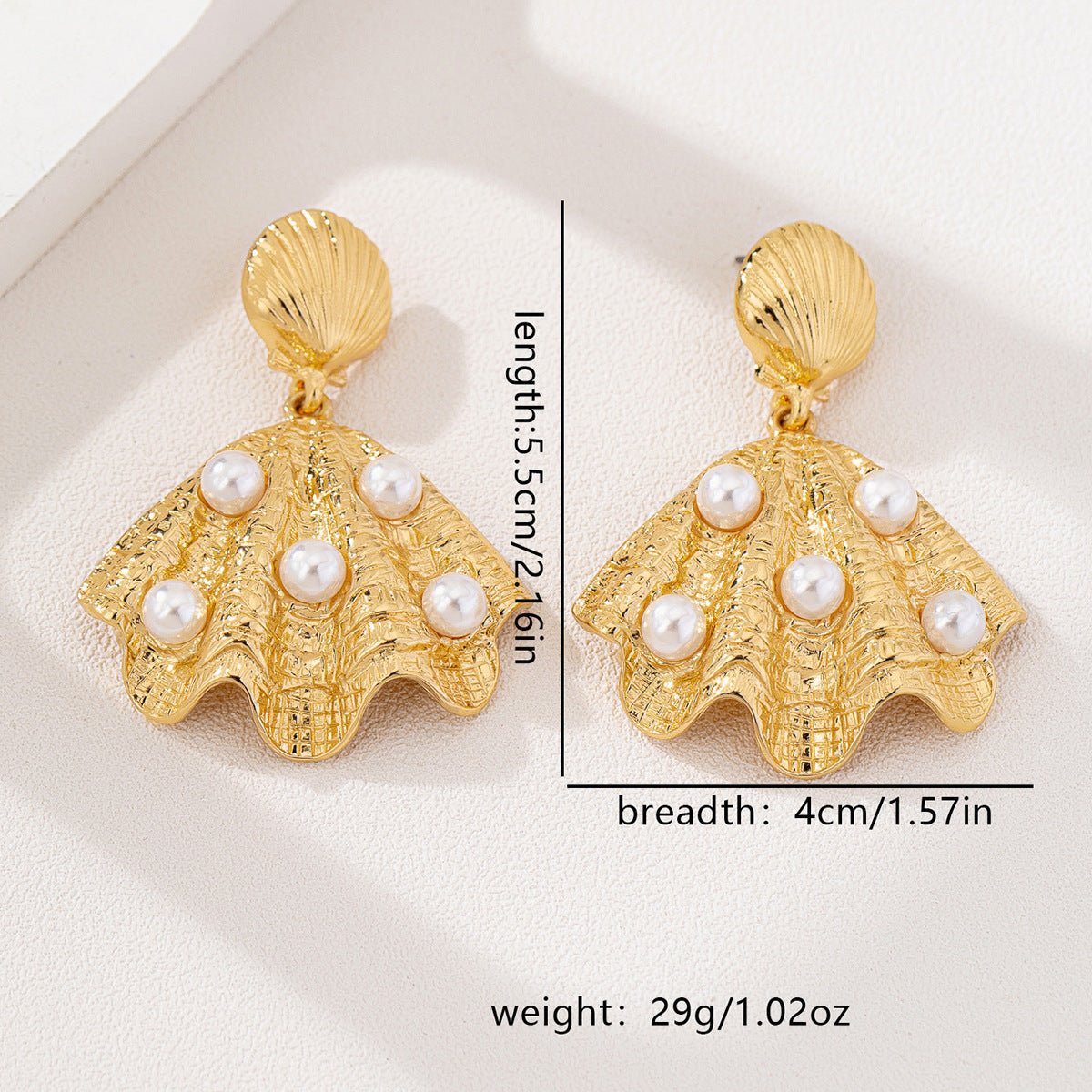 SILUEEN™ - Orecchini con perle marine