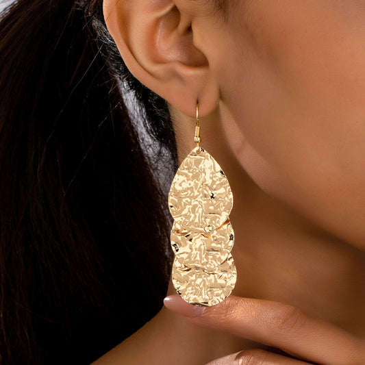 SILUEEN™ - Orecchini a onde dorate 