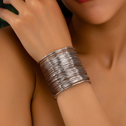 SILUEEN™ - Bracciale Cerchi d'Oro 