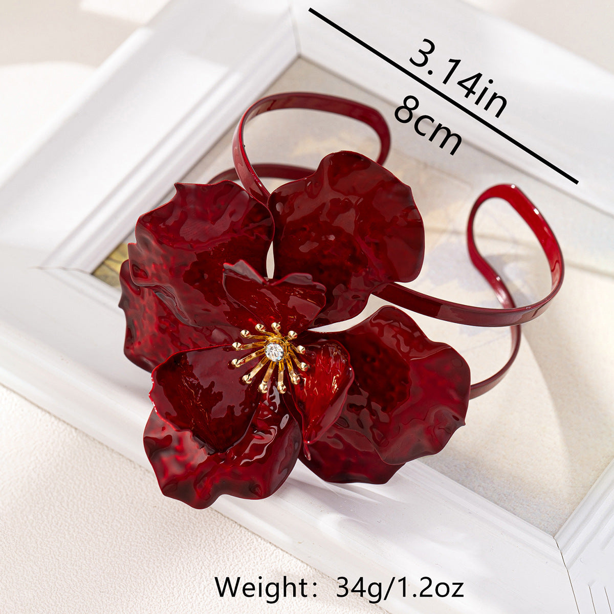 SILUEEN™ - Bracciale con fiore di fuoco 