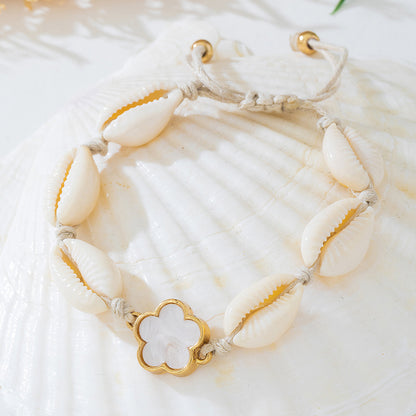 SILUEEN™- Pulsera Shell Clover