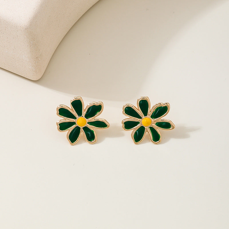 SILUEEN™- Blue Daisy Earrings