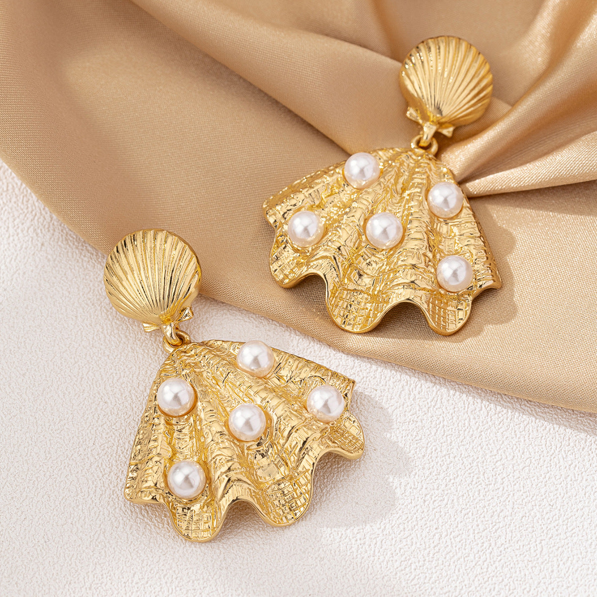 SILUEEN™ - Orecchini con perle marine 