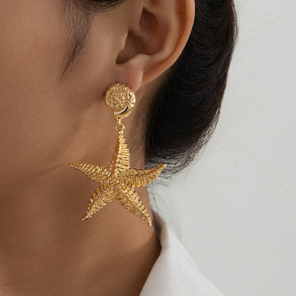 SILUEEN™- Pendientes Estrella Dorada