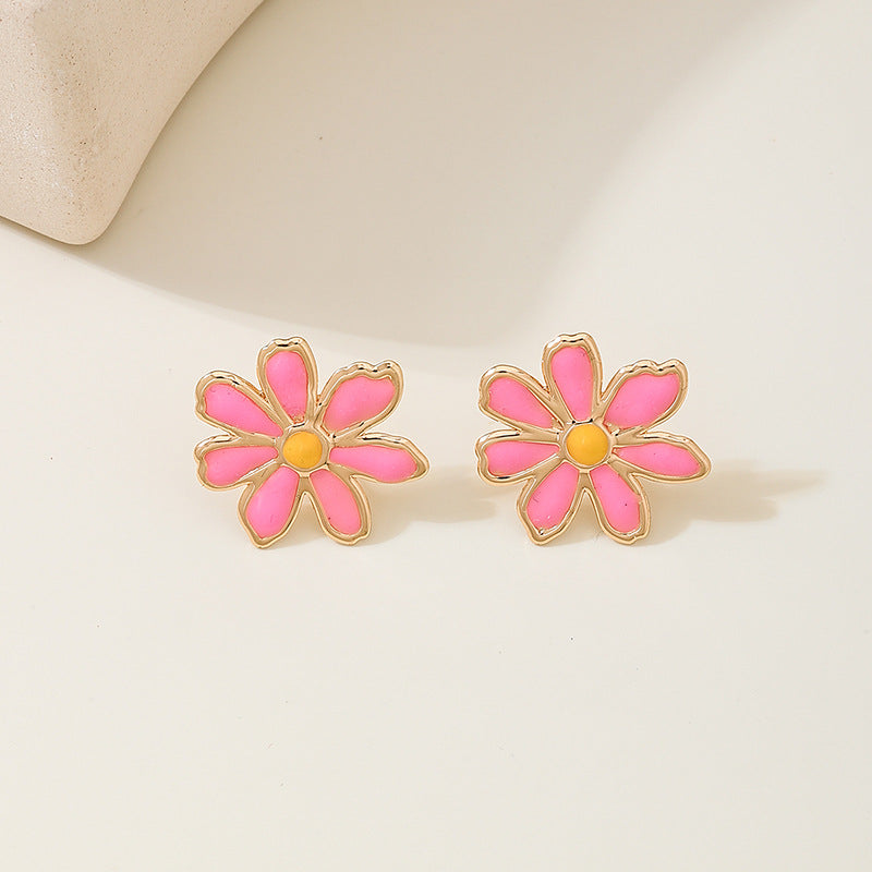 SILUEEN™- Blue Daisy Earrings