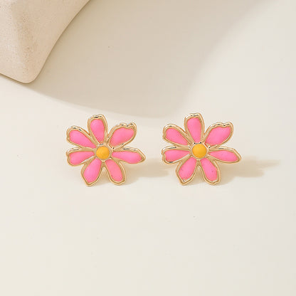 SILUEEN™- Blue Daisy Earrings