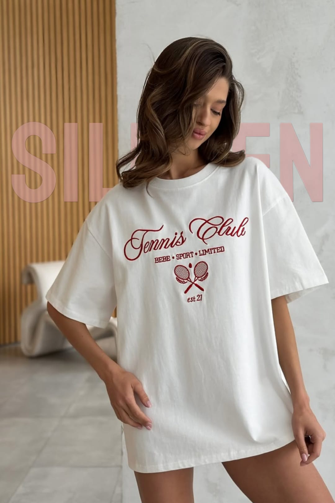 SILUEEN™-  Camiseta Tennis Club