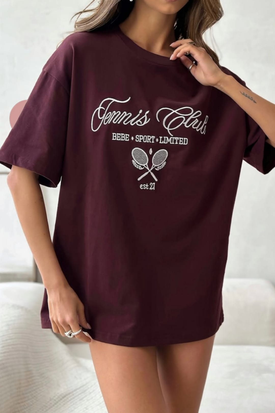 SILUEEN™-  Camiseta Tennis Club