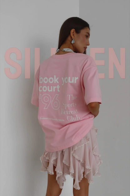SILUEEN™-  Camiseta Book your court