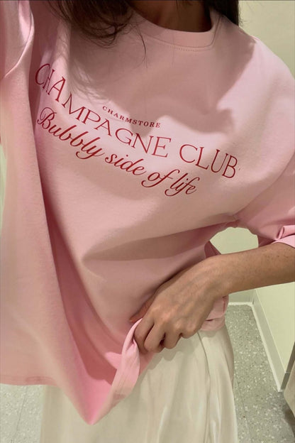 SILUEEN™-  Camiseta Champagne Club