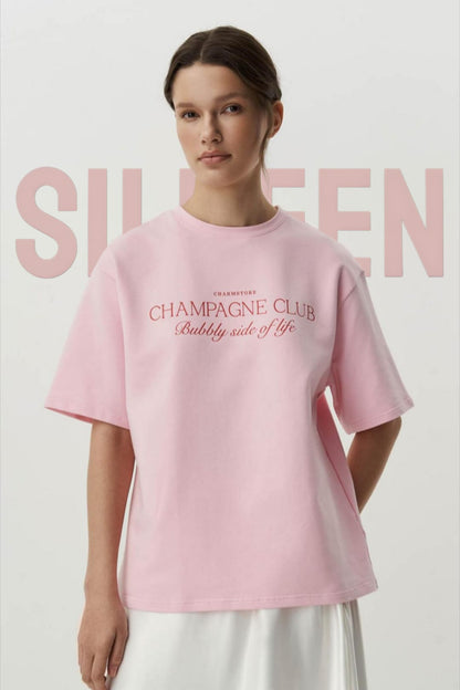 SILUEEN™-  Camiseta Champagne Club