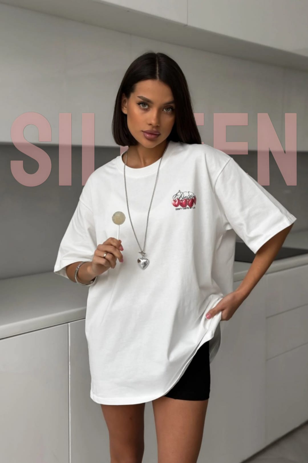 SILUEEN™-  Camiseta Don't taste my love