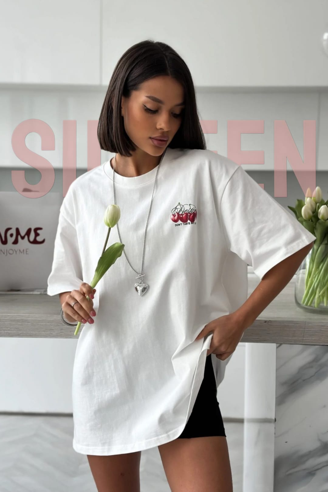 SILUEEN™-  Camiseta Don't taste my love