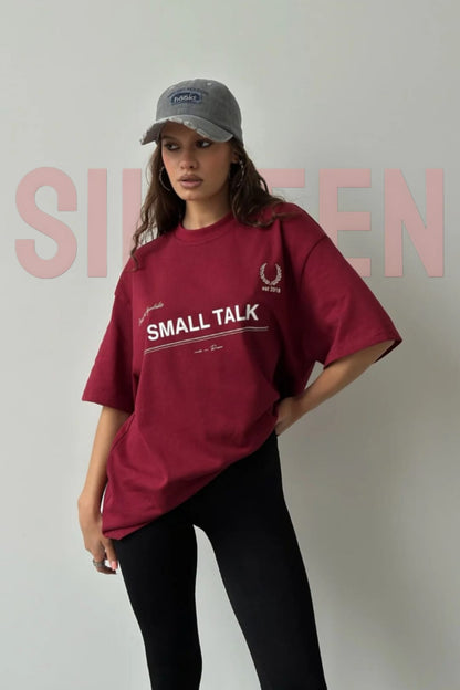 SILUEEN™-  Camiseta Small Talk