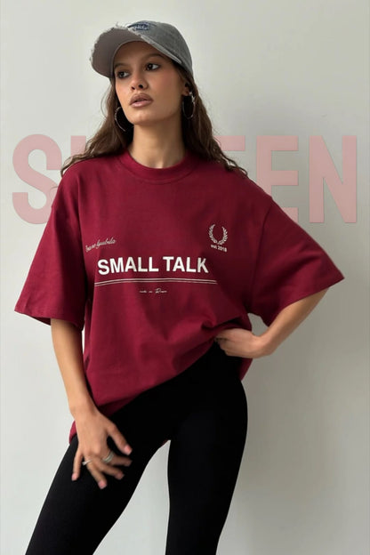 SILUEEN™-  Camiseta Small Talk