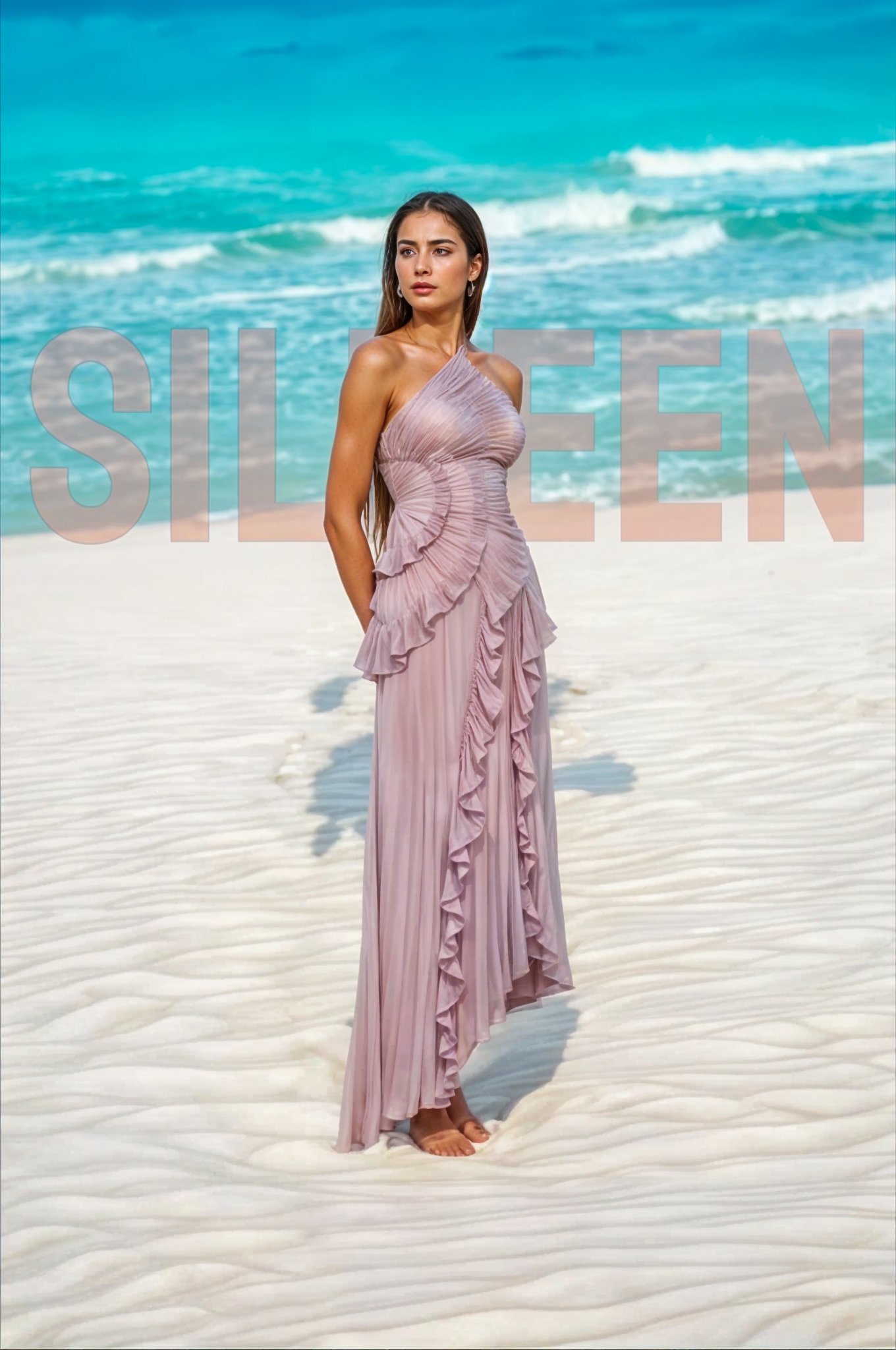SILUEEN™ – Pink Breeze Dress