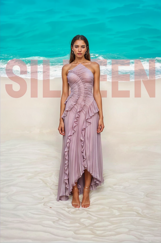 SILUEEN™ - Vestido Brisa Rosa