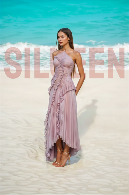 SILUEEN™ – Pink Breeze Dress