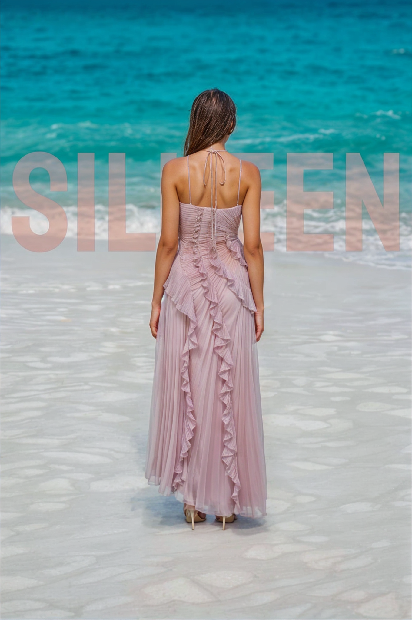SILUEEN™ – Pink Breeze Dress
