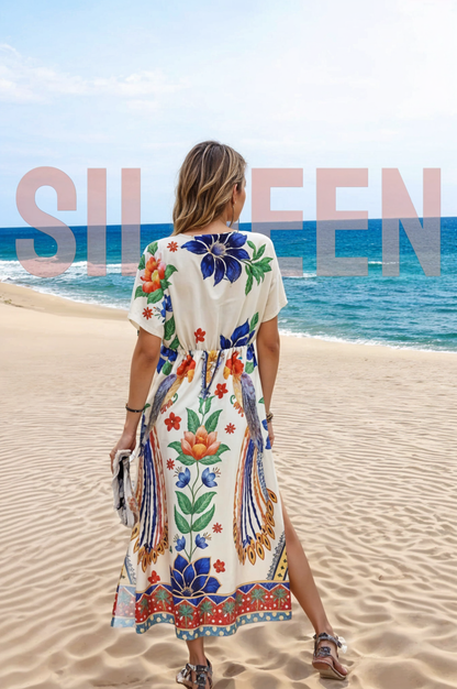 SILUEEN™ - Floral Party Dress
