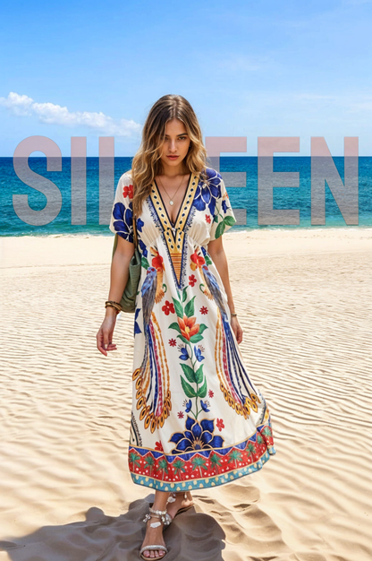 SILUEEN™ - Floral Party Dress