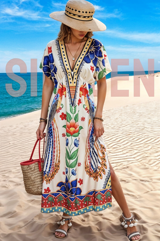 SILUEEN™- Vestido Fiesta de Flores