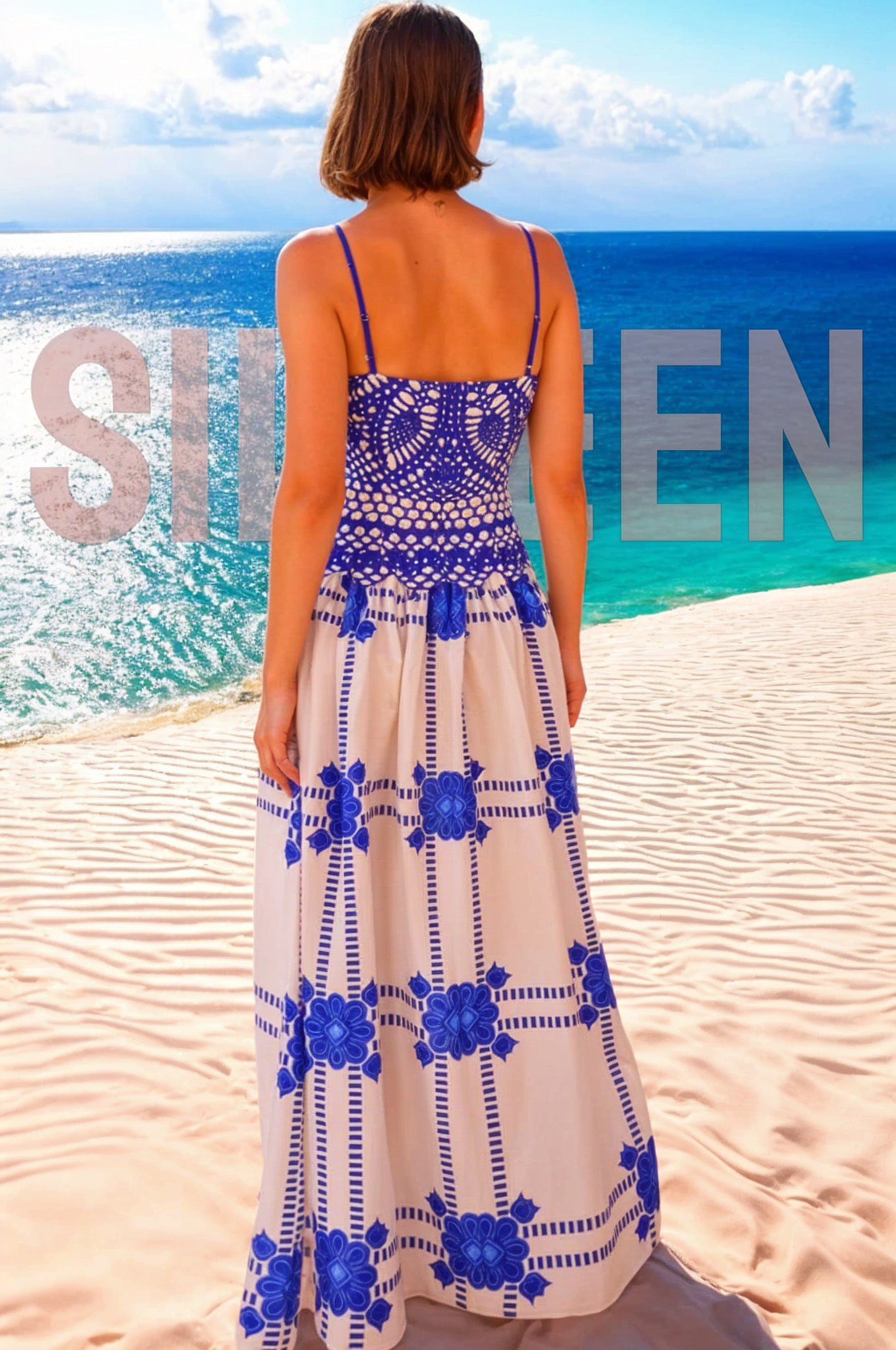 SILUEEN™- Blue Coast Dress