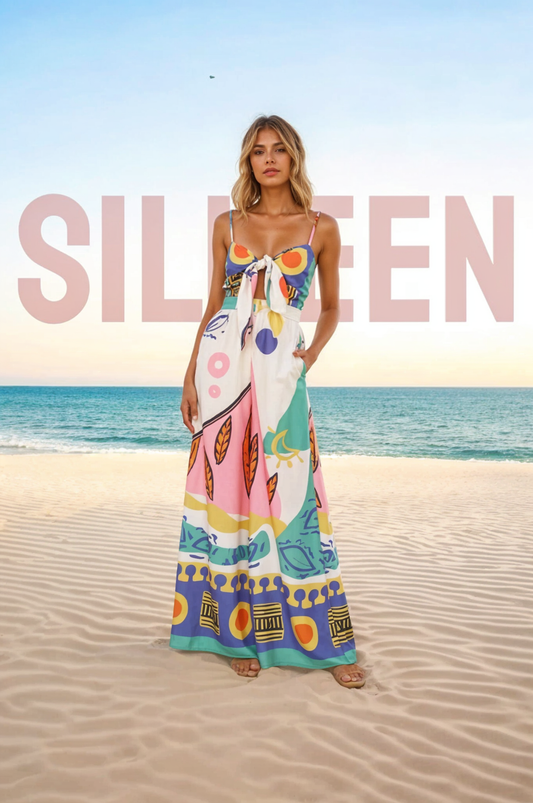 SILUEEN™- Vestido Ritmo del Sol