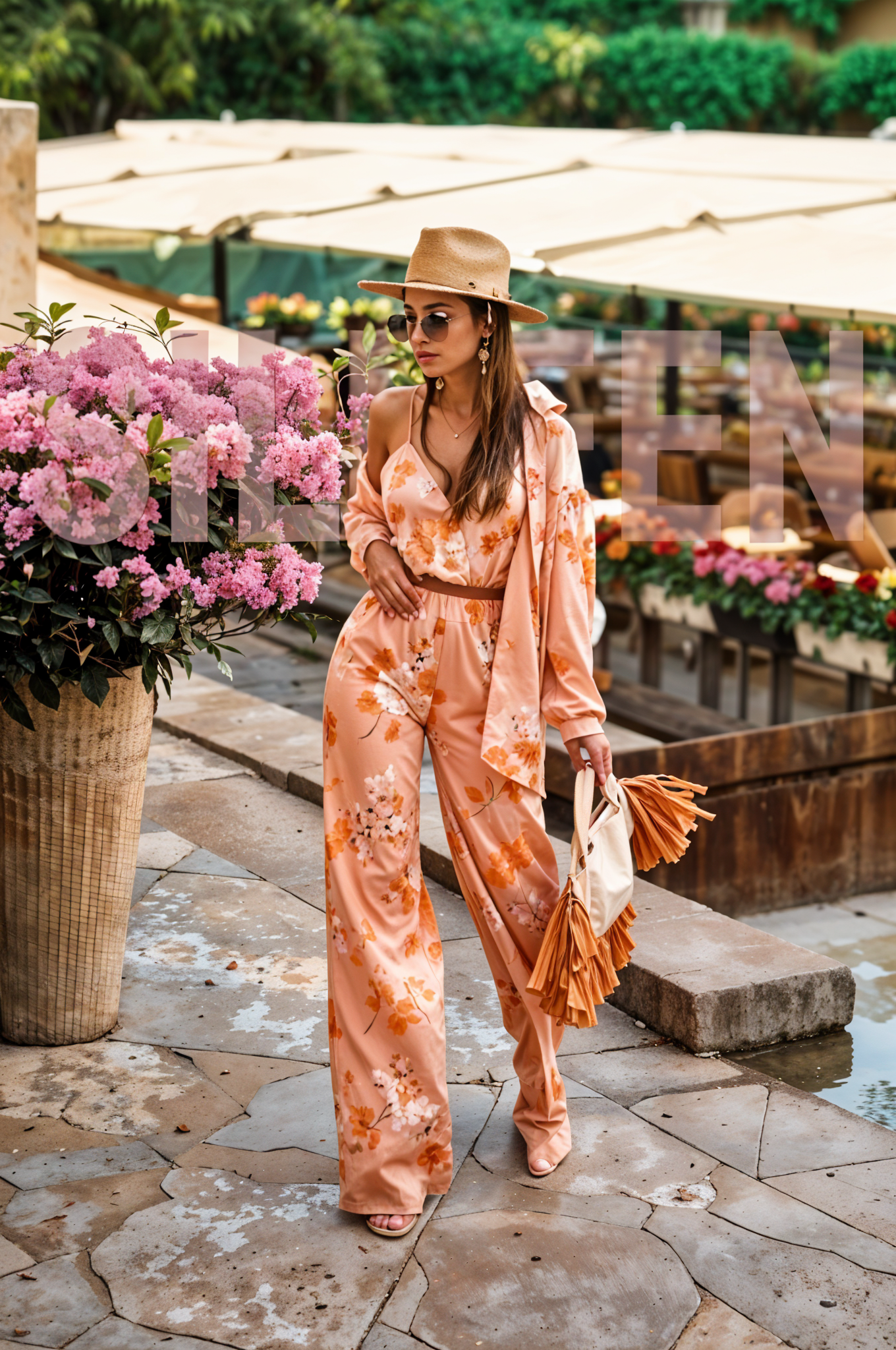 SILUEEN™- Set de 3 piezas Flor de Coral